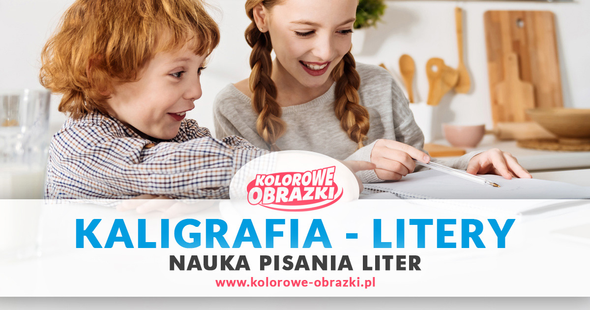 Kaligrafia Litery - Nauka pisania liter dla dzieci